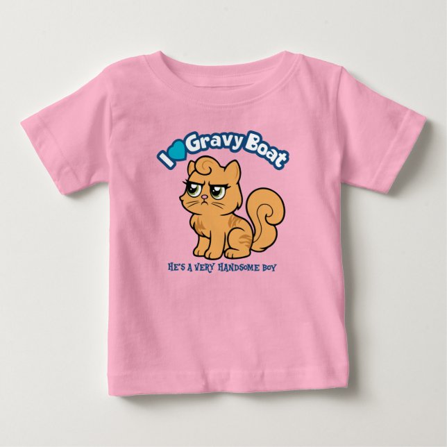 I <3 Gravy Boat DCC Baby T-Shirt (Front)