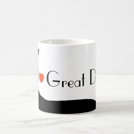 I <3 Great Danes Coffee Mug