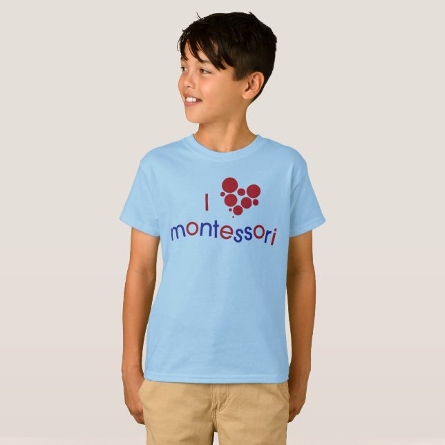 I <3 Montessori Youth Tee (Front Full)