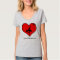 I <3 Pole V-Neck Ladies Tee