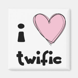 I <3 twific pink magnet