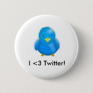 I <3 Twitter!_Button Pinback Button