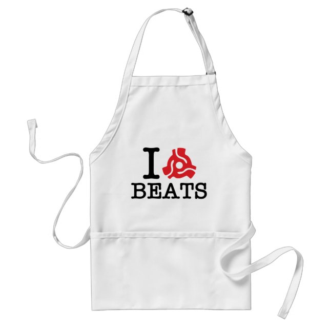 I 45 Adapter Beats Adult Apron (Front)