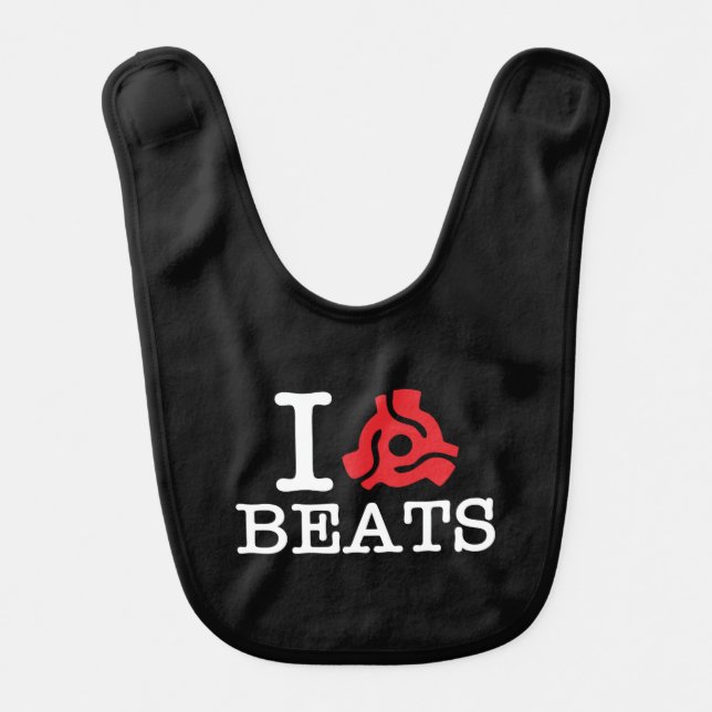 I 45 Adapter Beats Baby Bib (Front)