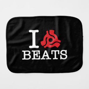 I 45 Adapter Beats Baby Burp Cloth