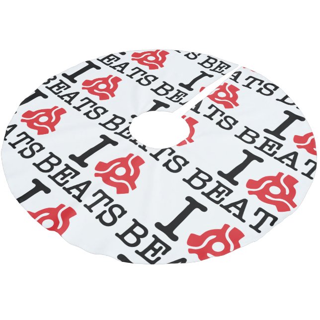 I 45 Adapter Beats Brushed Polyester Tree Skirt (Angled)