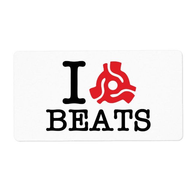 I 45 Adapter Beats Label (Front)