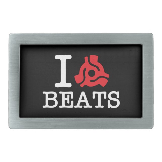 I 45 Adapter Beats Rectangular Belt Buckle (Front)