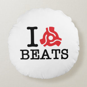 I 45 Adapter Beats Round Pillow