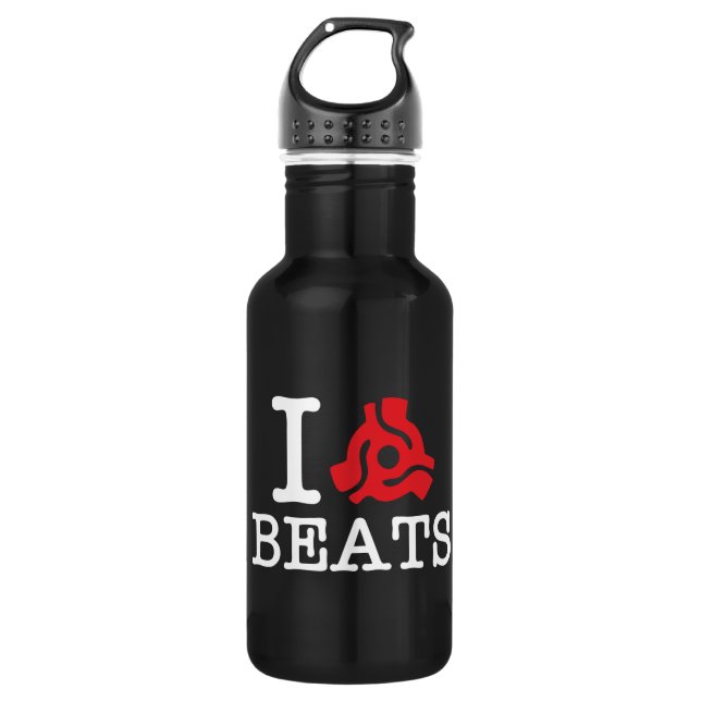 I 45 Adapter Beats Stainless Steel Water Bottle (Front)