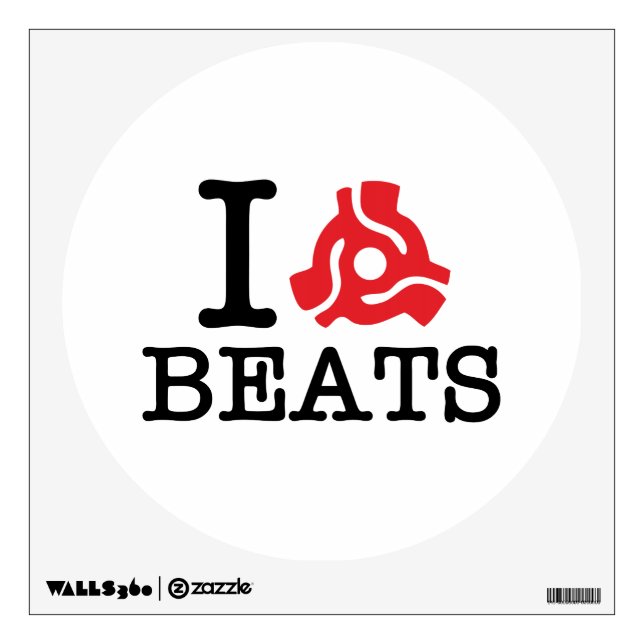 I 45 Adapter Beats Wall Decal (Front)