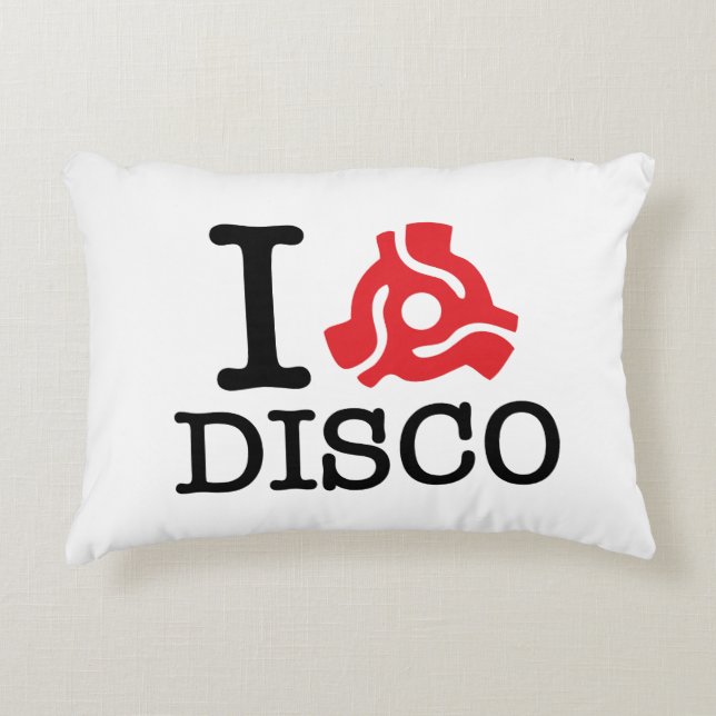 I 45 Adapter Disco Accent Pillow (Front)