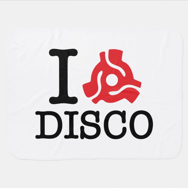 I 45 Adapter Disco Baby Blanket (Horizontal)