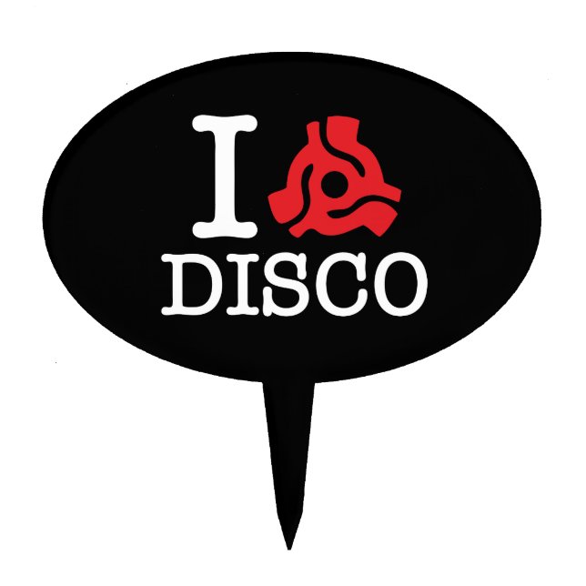 I 45 Adapter Disco Cake Topper (Front)