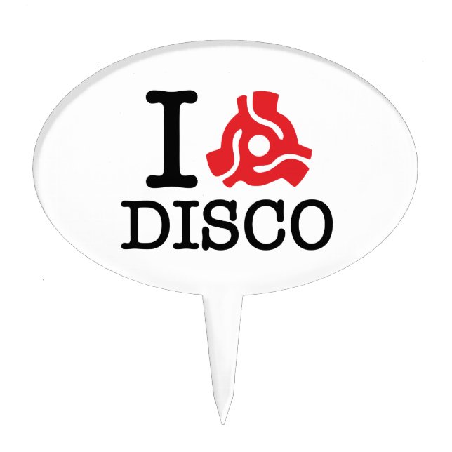 I 45 Adapter Disco Cake Topper (Front)