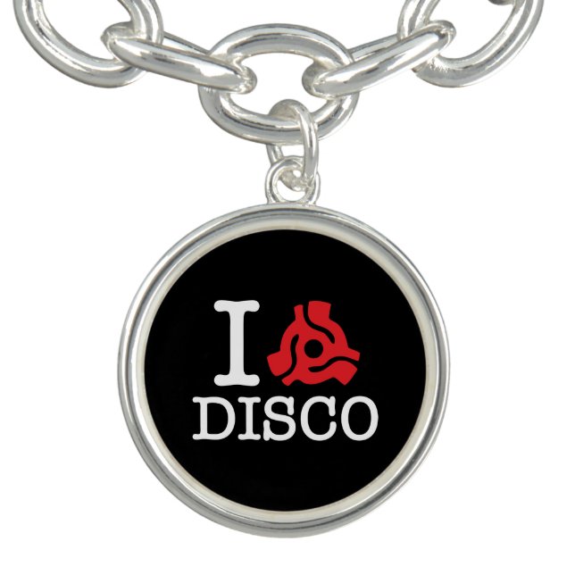 I 45 Adapter Disco Charm Bracelet (Design)