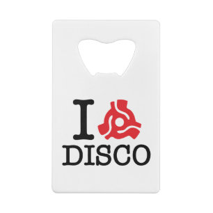 I 45 Adapter Disco Credit Card Bottle Opener