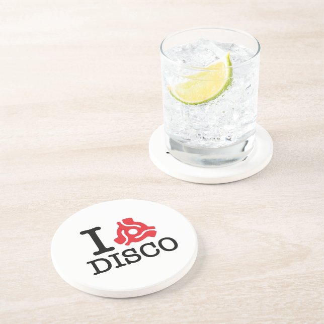 I 45 Adapter Disco Drink Coaster (Side)