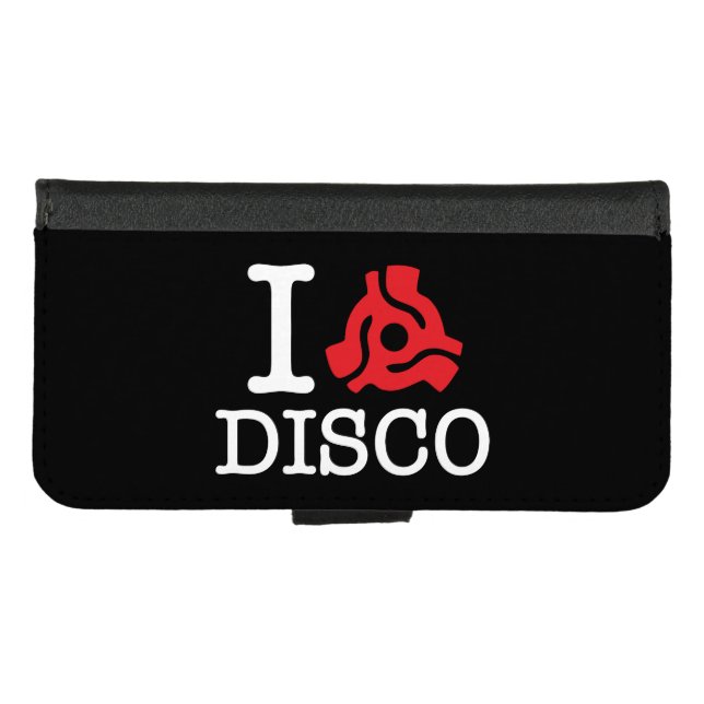 I 45 Adapter Disco iPhone Wallet Case (Front (Horizontal))
