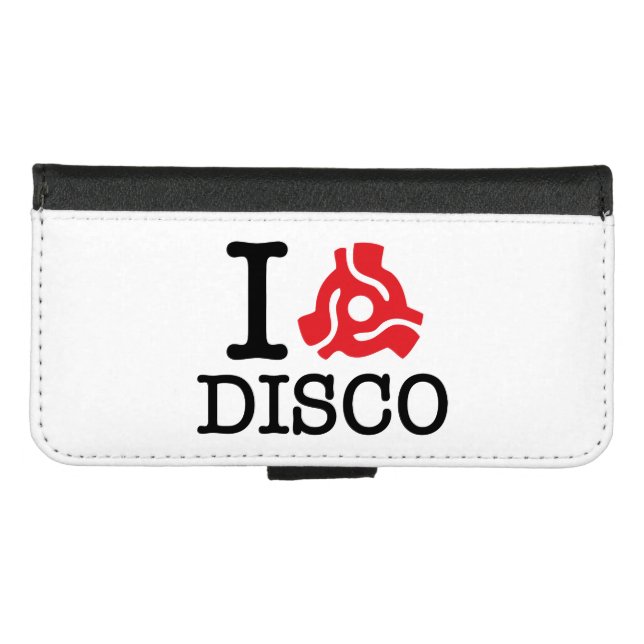 I 45 Adapter Disco iPhone Wallet Case (Front (Horizontal))