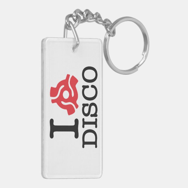 I 45 Adapter Disco Keychain (Back Left)