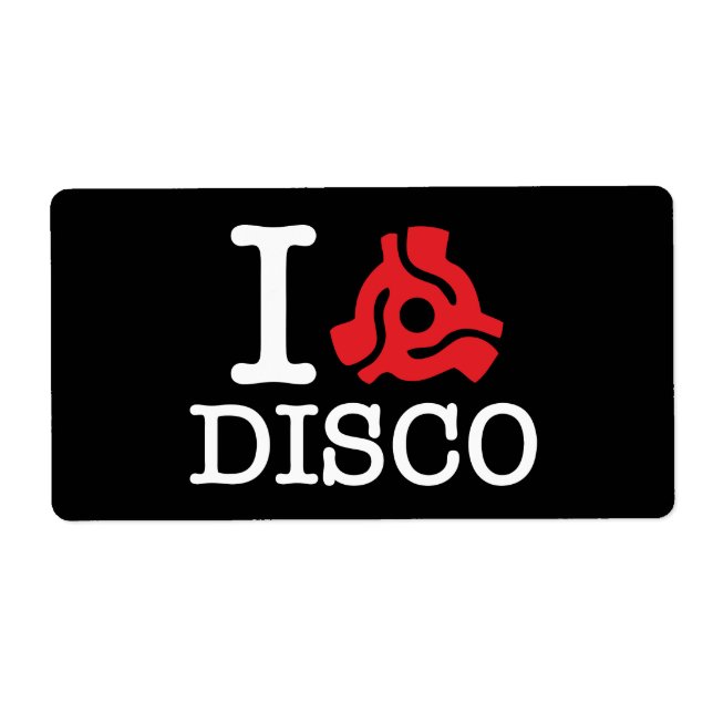 I 45 Adapter Disco Label (Front)