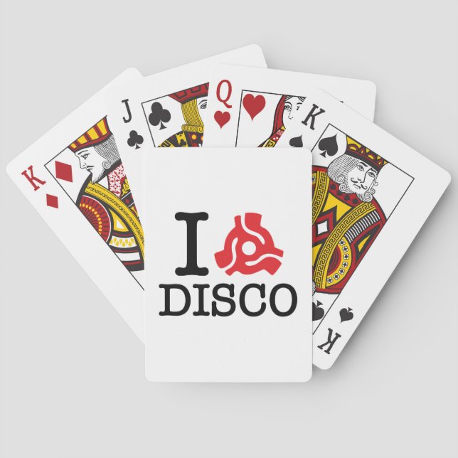 I 45 Adapter Disco Poker Cards (Back)