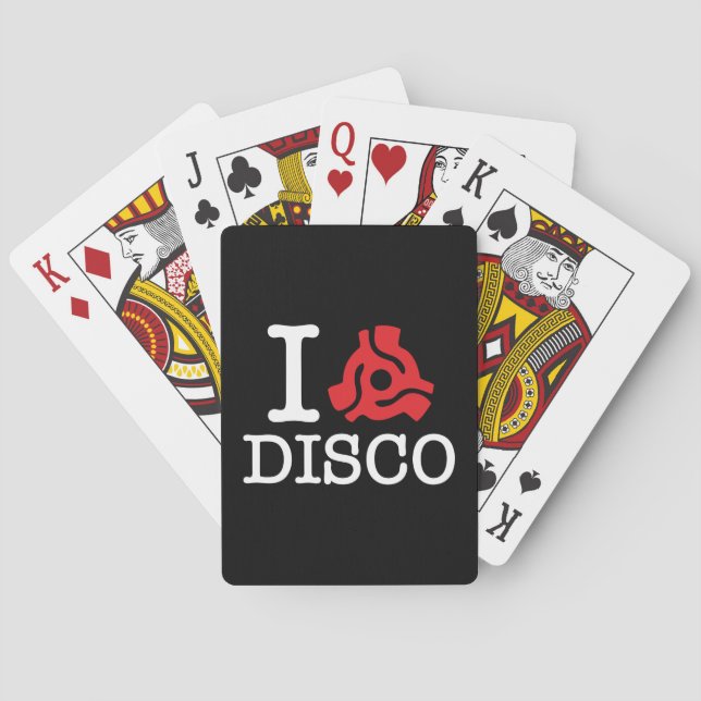 I 45 Adapter Disco Poker Cards (Back)