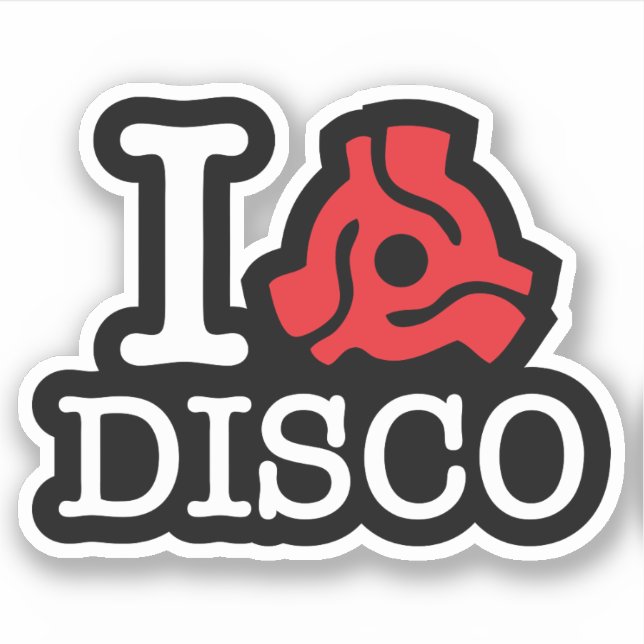 I 45 Adapter Disco Sticker (Front)
