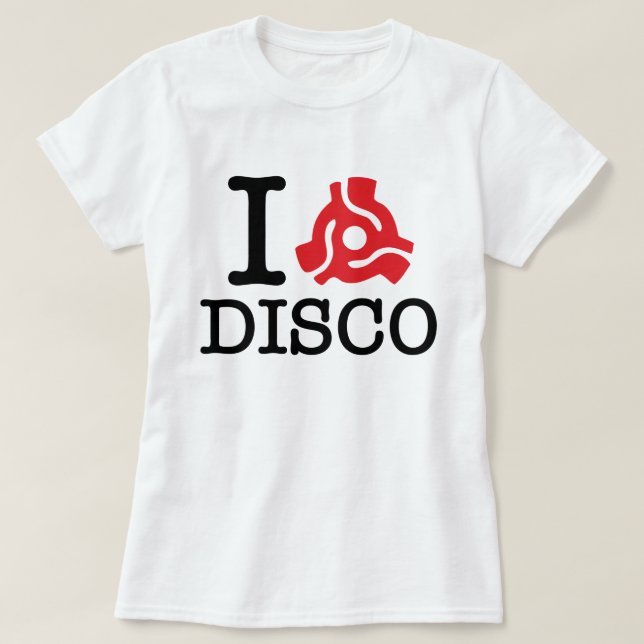I 45 Adapter Disco T-Shirt (Design Front)