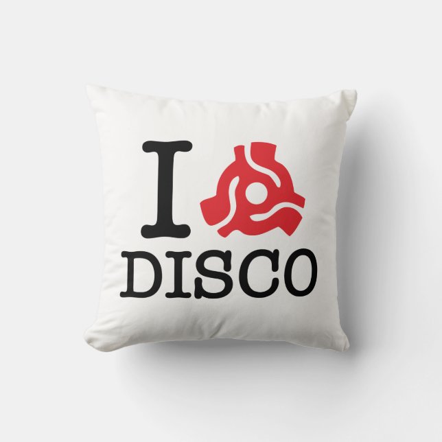 I 45 Adapter Disco Throw Pillow (Front)