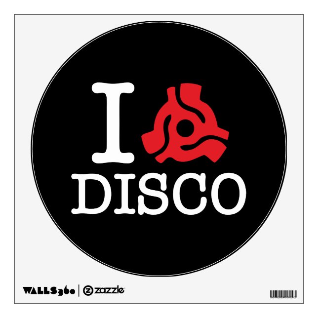 I 45 Adapter Disco Wall Sticker (Front)