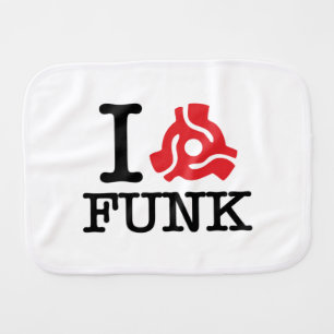 I 45 Adapter Funk Baby Burp Cloth