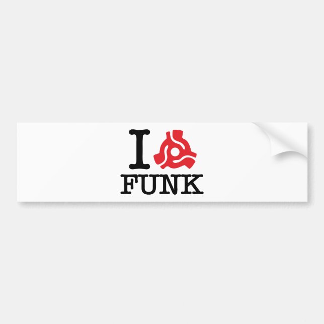 I 45 Adapter Funk Bumper Sticker (Front)
