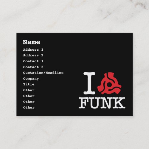 I 45 Adapter Funk Business Card