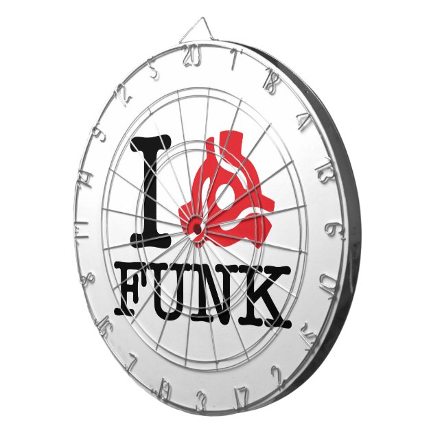 I 45 Adapter Funk Dartboard With Darts (Front Right)