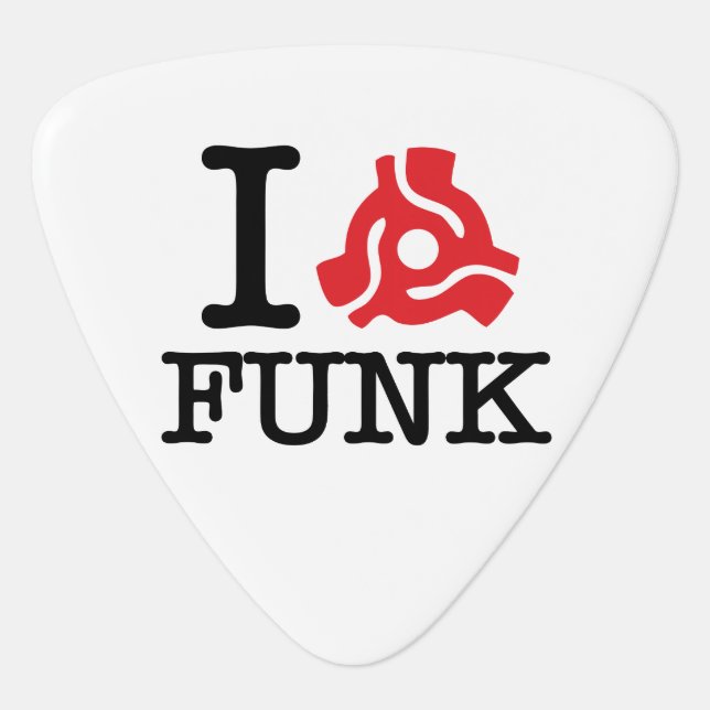 I 45 Adapter Funk Guitar Pick (Front)