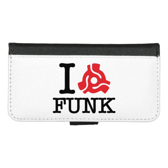 I 45 Adapter Funk iPhone Wallet Case (Front (Horizontal))