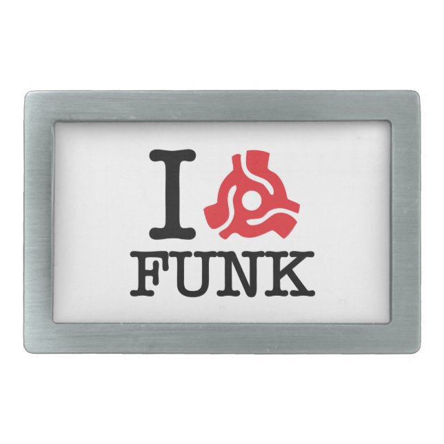 I 45 Adapter Funk Rectangular Belt Buckle (Front)