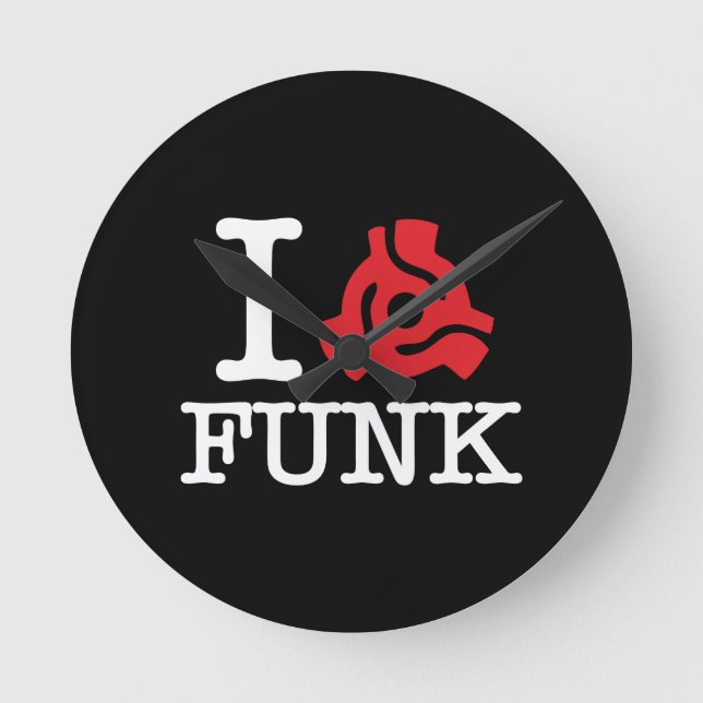 I 45 Adapter Funk Round Clock (Front)