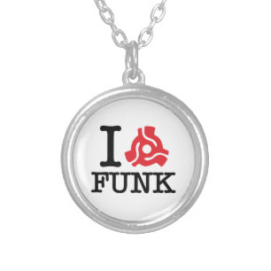 I 45 Adapter Funk Silver Plated Necklace
