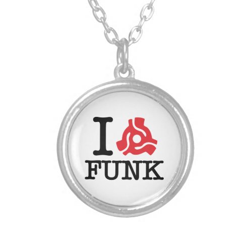 I 45 Adapter Funk Silver Plated Necklace