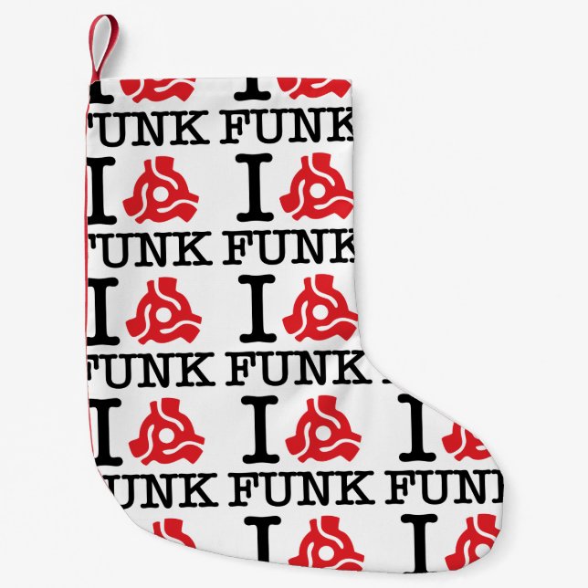 I 45 Adapter Funk Small Christmas Stocking (Front)