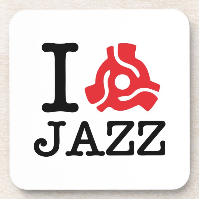 I 45 Adapter Jazz Beverage Coaster (Front)
