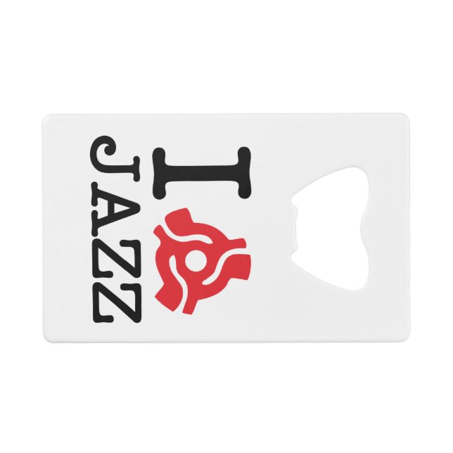 I 45 Adapter Jazz Credit Card Bottle Opener (Front (Horizontal))