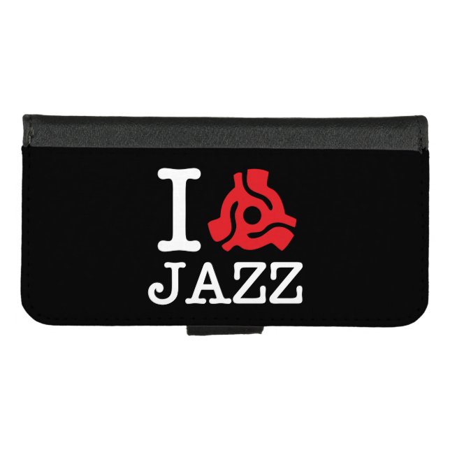 I 45 Adapter Jazz iPhone Wallet Case (Front (Horizontal))