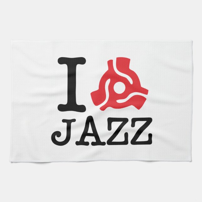 I 45 Adapter Jazz Kitchen Towel (Horizontal)