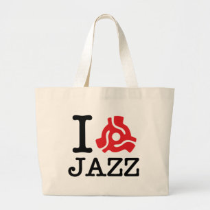 I 45 Adapter Jazz Large Tote Bag