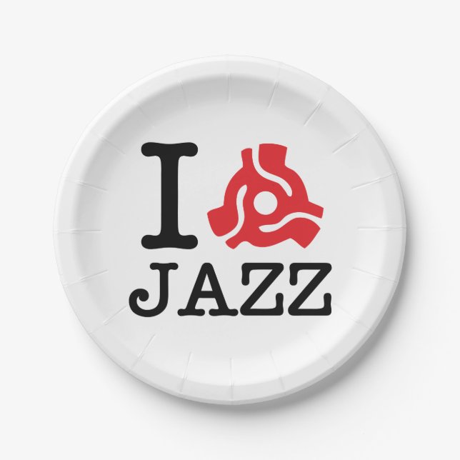 I 45 Adapter Jazz Paper Plates (Front)