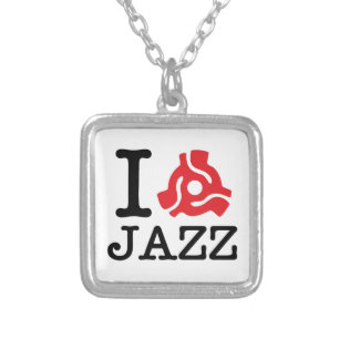 I 45 Adapter Jazz Silver Plated Necklace